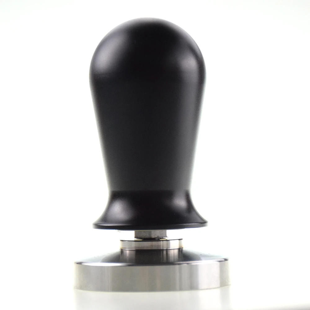 30lbs Black Espresso Coffee Tamper Stainless steel Constant Pressure Calibrated Barista Flat