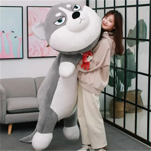 Fancytrader 78'' JUMBO Cuddly Soft Anime Giant Stuffed Husky Plush Toy Cartoon Dog Animals Pillow Gift Decoration 200cm 6 Sizes (5)