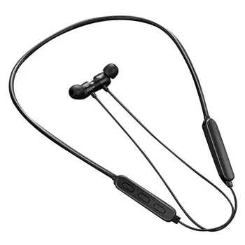 

Headphones Hanging Neck Earphones 5.0 In-Ear Wired Sports Headset Round Wire Hanging Neck 10 Hours Standby