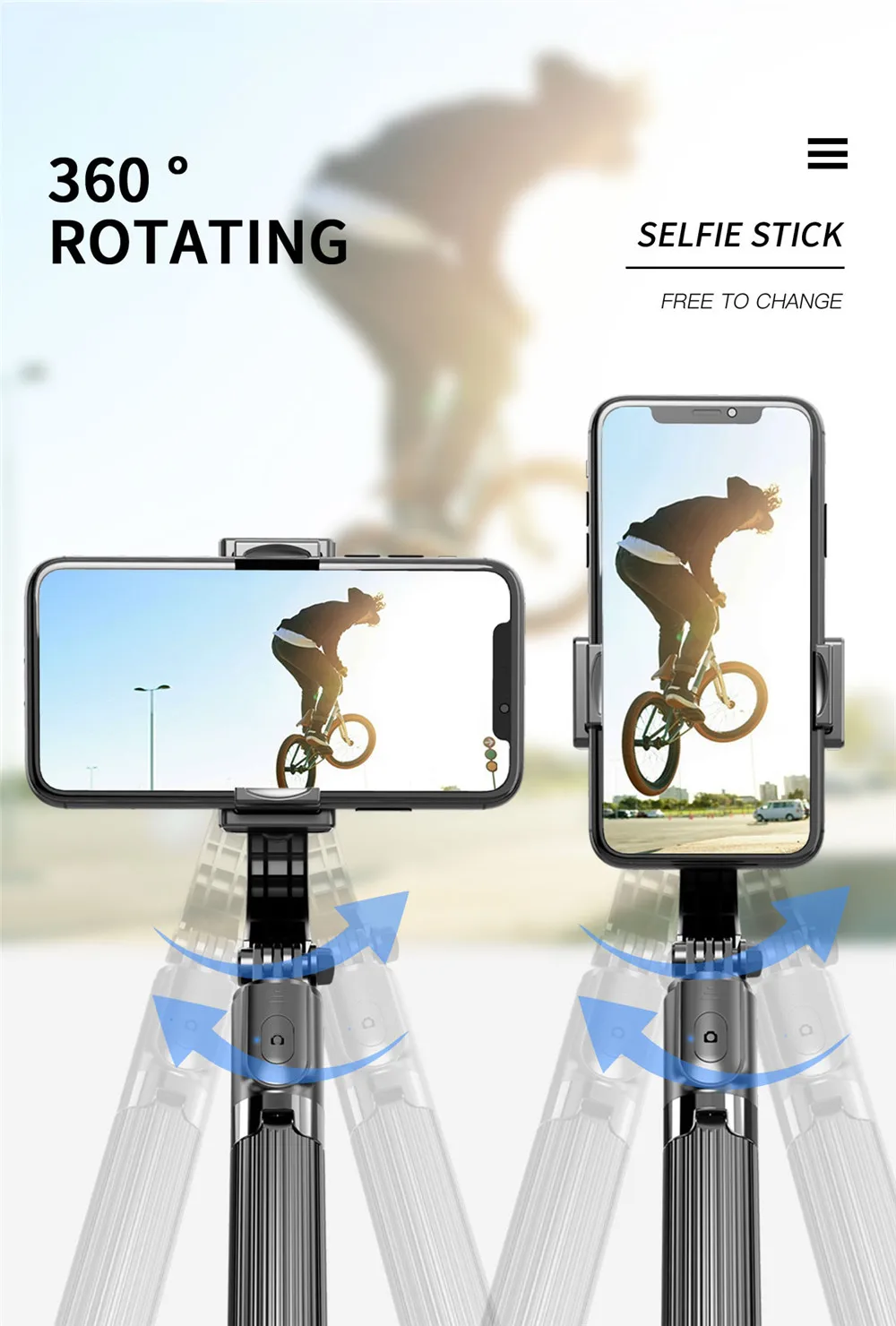 L08 Bluetooth Estabilizador Cardán Selfie Stick Y Trípode L08 Bluetooth Estabilizador Cardán Selfie Stick Y Trípode