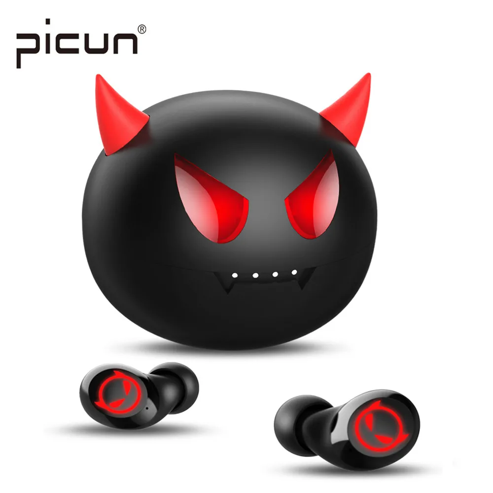 Picun W10 TWS сенсорные bluetooth-наушники с отпечатком пальца HD стерео беспроводные