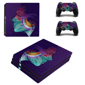 

Artistic Woman Style Skin Sticker for PS4 Pro Console And Controllers Decal Vinyl Skins Cover Style 1288