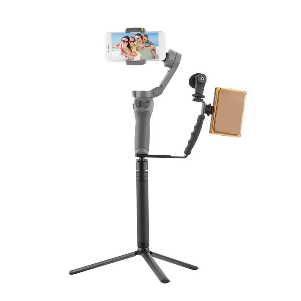 Для Osmo Mobile e2/3 Zhiyun ручной l-образный кронштейн расширения заполняющий светильник микрофон профессиональный кронштейн для съемки