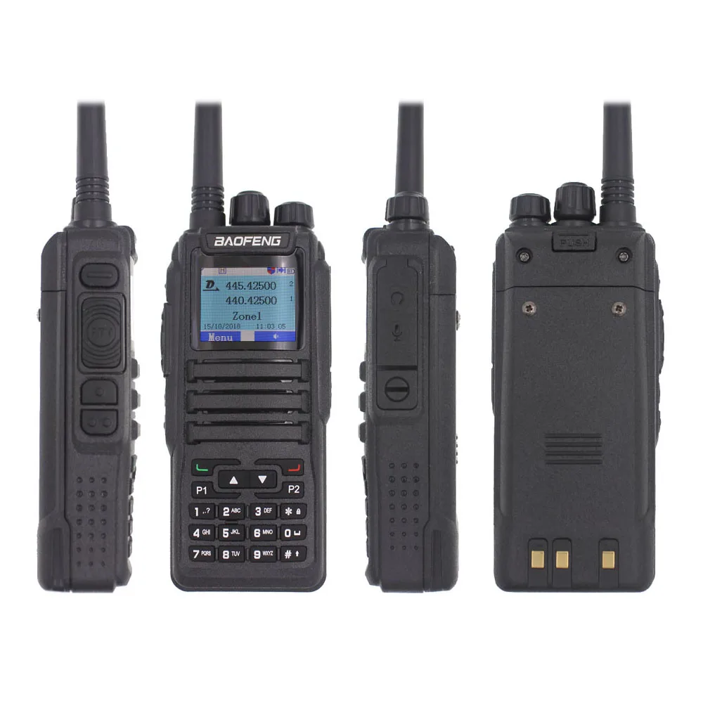 Baofeng цифровой DM-1701 Walkie Talkie Tier II DMR Ham любительская радиостанция HF трансивер цифровой двухдиапазонный двухсторонний CB радио