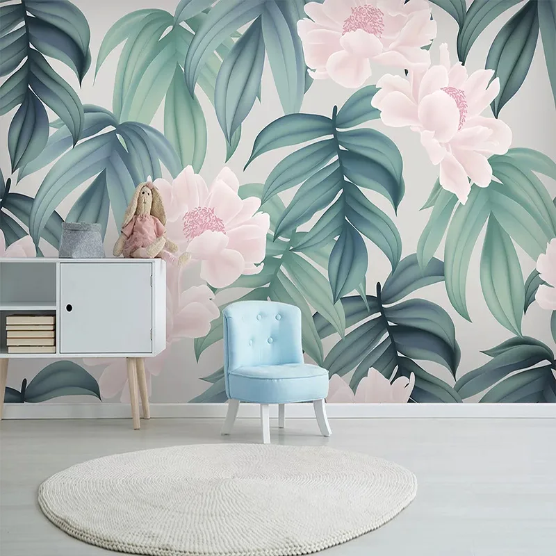 Modern-3D-Wallpaper-Tropical-Rainforest-Banana-Leaf-Flowers-Photo-Wall-Murals-Living-Room-TV-Sofa-Background (2)