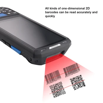 

Free Shipping Android 4.5 Inch Touch Screen Data Collector Industrial RFID Reader Barcode Scanner with Sim Card 3G/4G WIFI Phone