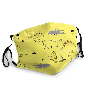 

Crocodile Adult Non-Disposable Mouth Face Mask Cute Anti Haze Smog Dust Mask Windproof Protection Mask Respirator Mouth Muffle