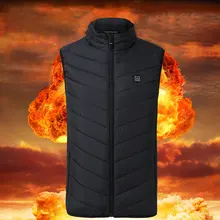 Нагревательный жилет, моющийся, зарядка от Usb, теплый жилет, контроль температуры, прочный, пригодный для носки на открытом воздухе, кемпинга, туризма, гольфа