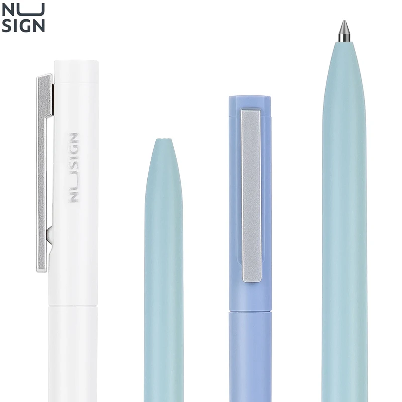 

Nusign Gel Pens 0.5MM Black Ink Colorful Pens Neutral Pen Rotary Switch Smooth Writing For School Office Stationery Supplies