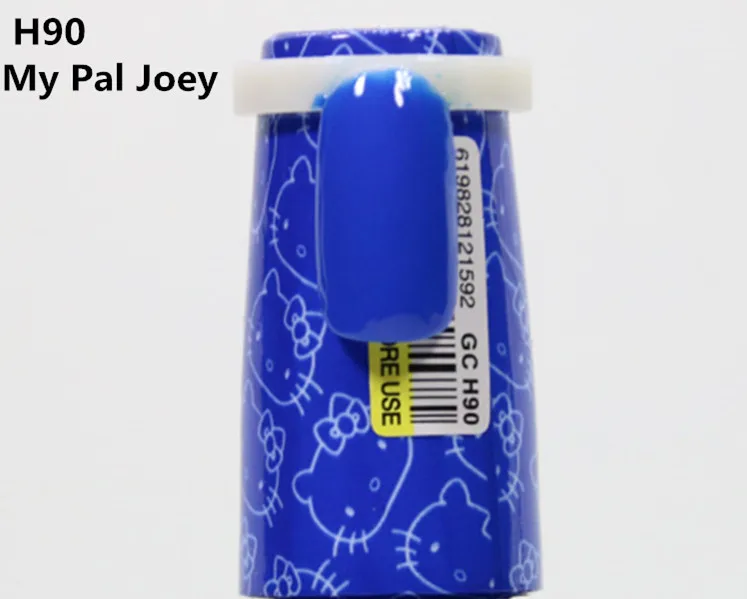 H90 GelColor 15 мл Hello kits UV opies гель голографический лак с блестками Полупостоянный Гибридный Гель-лак Verni Базовое покрытие верхнее покрытие не протирать матовый - Цвет: H90 GelColor