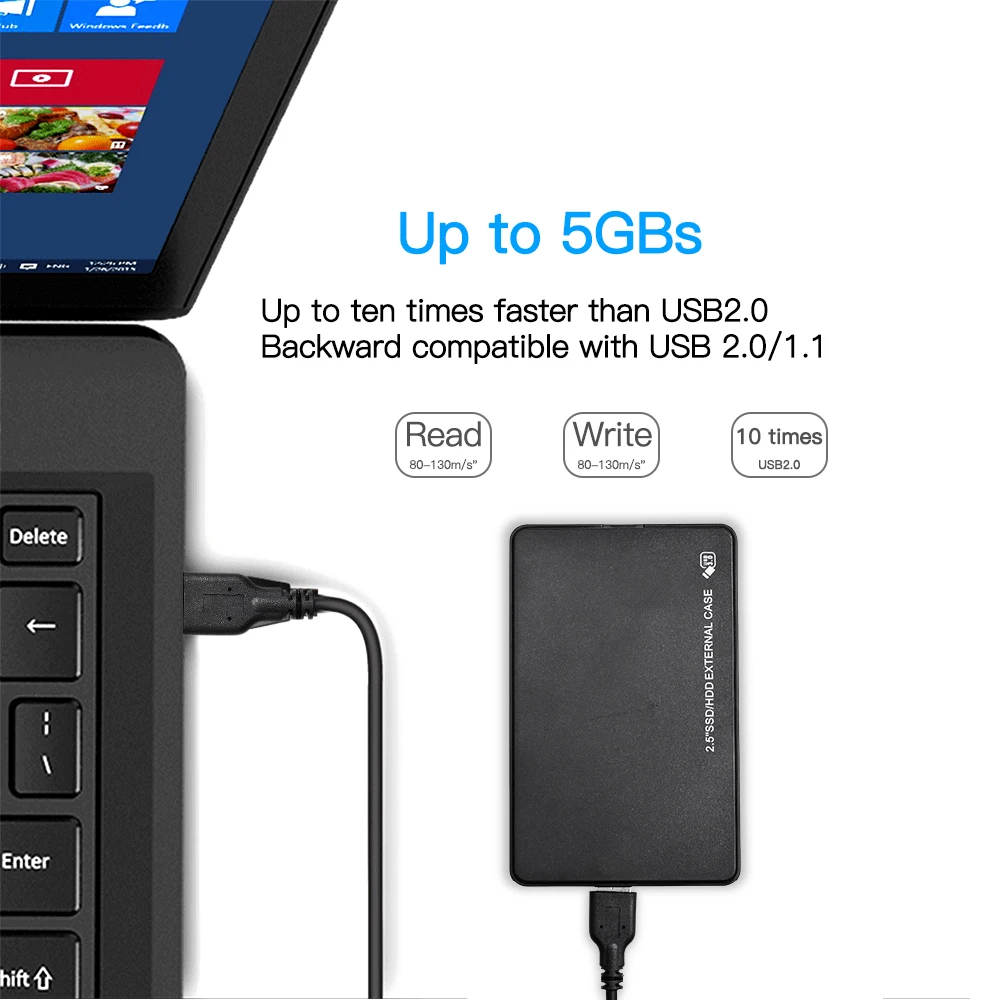 Корпус для жесткого диска 2 5 дюйма Sata на USB 3 0 Гбит/с|Корпус диска| |
