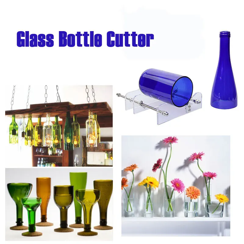 

Effective Glass Wine Bottle Cutter Machine Craft Cutting Tool DIY Recycle Kit