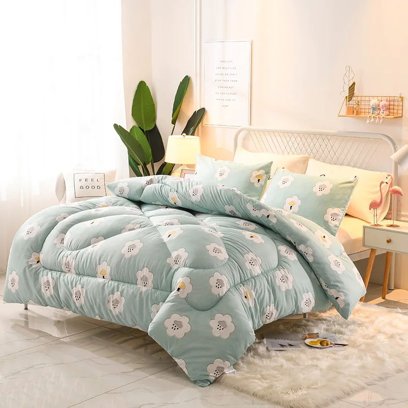 Luxury Down Blanket Duvet Quilted High Grade Cotton Bedding Filler