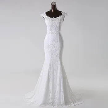 ASEGURAR RÁPIDO ❤️ Vestido de novia con hermosas flores de encaje, sirena, novedad, 2020, envío gratis - discount item 37% OFF Bodas y eventos