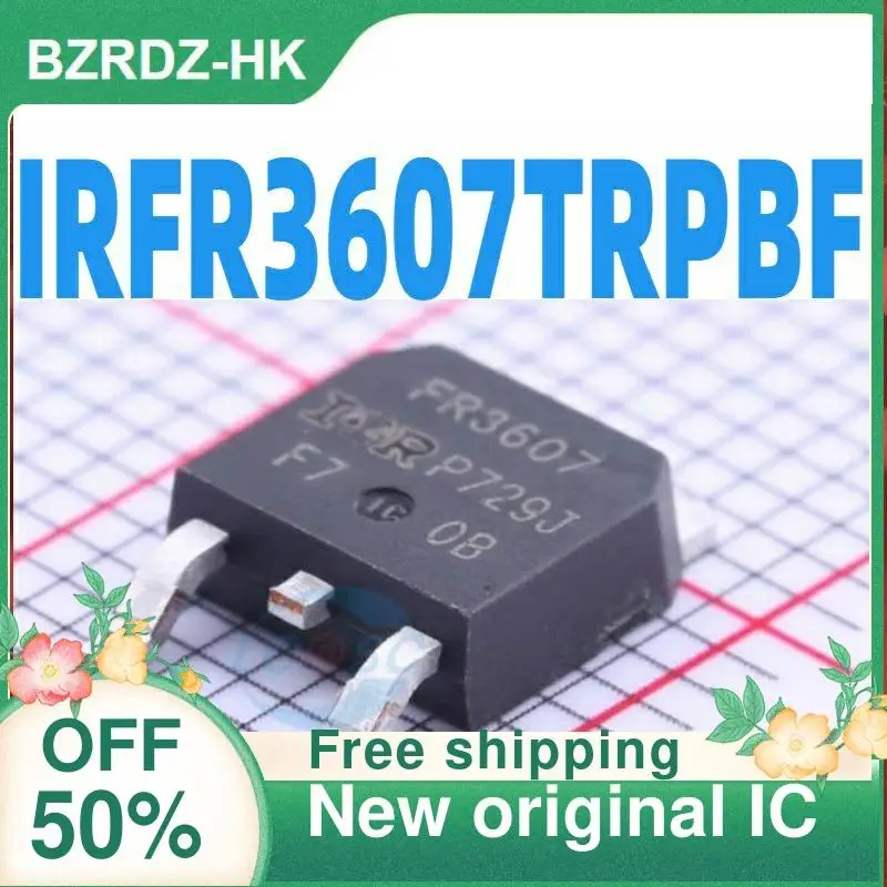 

2-10PCS/lot IRFR3607TRPBF TO-252 MOS 75V 80A New original IC