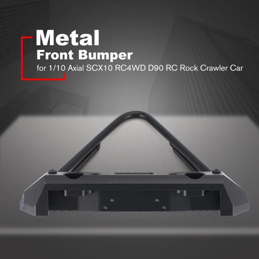 

Metal Steel Front Bumper for 1/10 Axial SCX10 D90 RC Off-road Crawler Car Spare Parts Accessories Components Replacement DIY