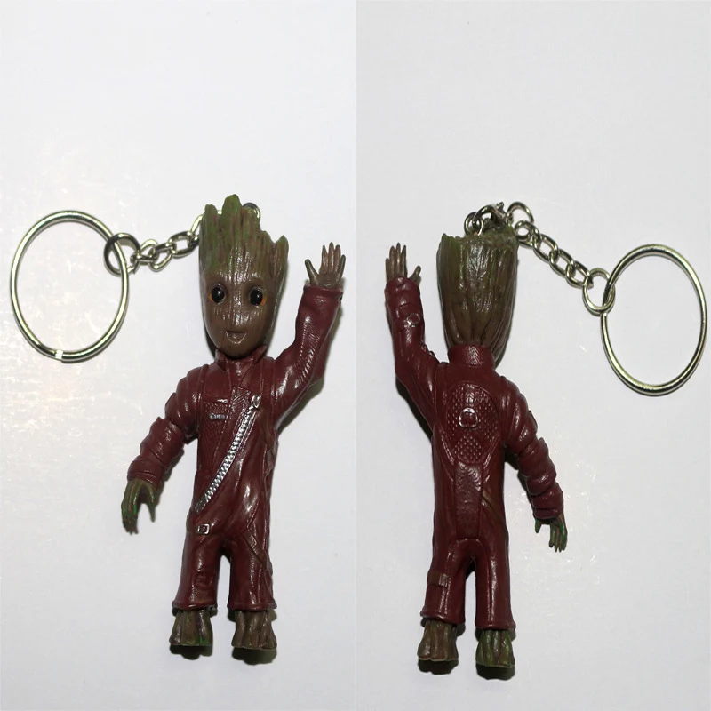 Strongwell кукла Грут связка ключей детское дерево фигурка мужчины Marvel guardiers Groot Cos галактика Мстители украшение фигурка игрушка