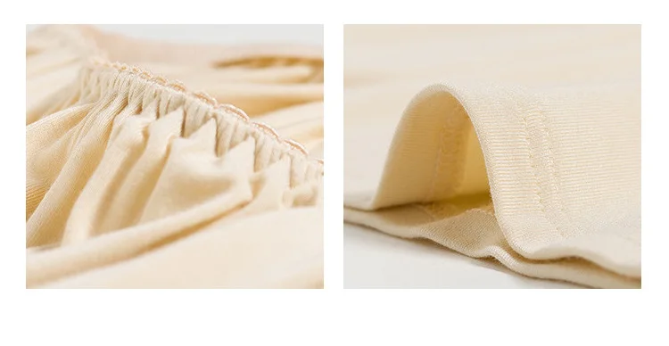 Inner petticoat white Hanfu elastic waist bottoming skirt modal underskirt for dress 40cm 50cm 60cm black half slip A line new