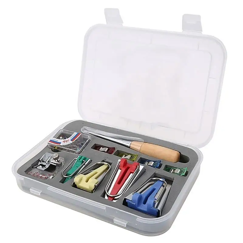 

11Pcs Sewing Machine Tools Set DIY Sewing Patchwork Tool Fabric Bias Binding Tape Maker Kit Tool For Sewing Machine Accessories