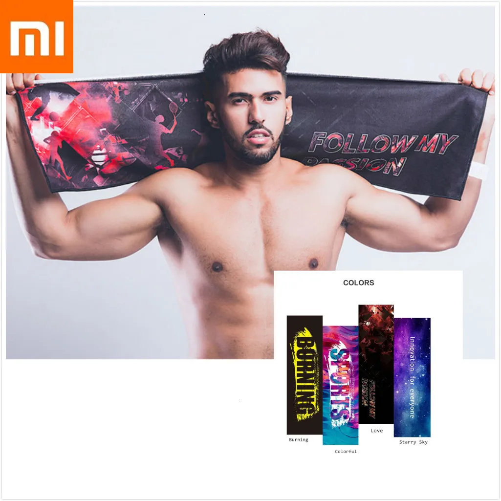

Extreme Sweat Absorption Xiaomi Giavnvay sports Sweat towel Xiomi Motion Colorful Suction Hair A Piece Of Cloth Soft Skin 4Color