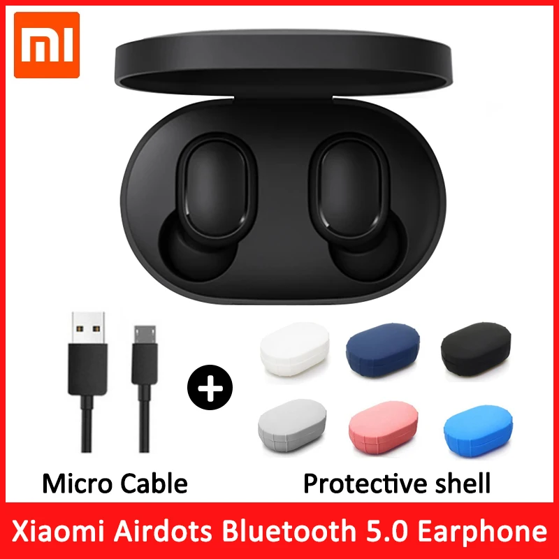 Оригинальные беспроводные наушники Xiaomi Redmi Airdots S TWS с голосовым управлением Bluetooth