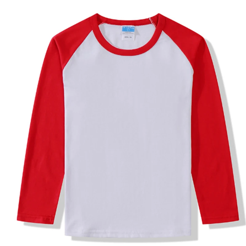 Весенние футболки с длинными рукавами Топы для мальчиков и девочек, детские футболки с круглым вырезом в стиле пэчворк, осенний свитер, футболки Mujer