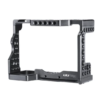 

UURig C-A73 Metal Camera Cage with Camera Microphone Light Mount Quick Release Plate Arri Hole Extension Cameras Accessories