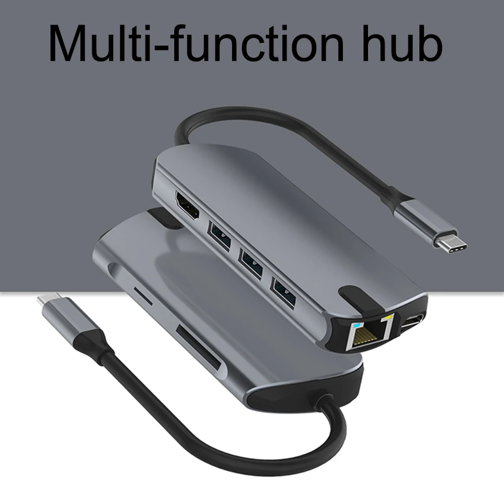 5 в 1 адаптер Тип с разъемами типа C и USB-C концентратор usb-разветвитель 3,0 Премиум 5-портовый адаптер Тип c концентратор Алюминиевый адаптер