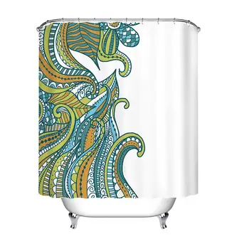 

Bathroom Accessories. Shower Curtain: Waterproof and Easy to Clean. Rich Patterns. Give 12 Hooks.Abstract Flowers.