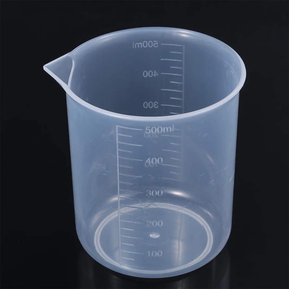 50/150/250/500ML Clear Plastic Liquid Measuring Cups for DIY Jewelry Making