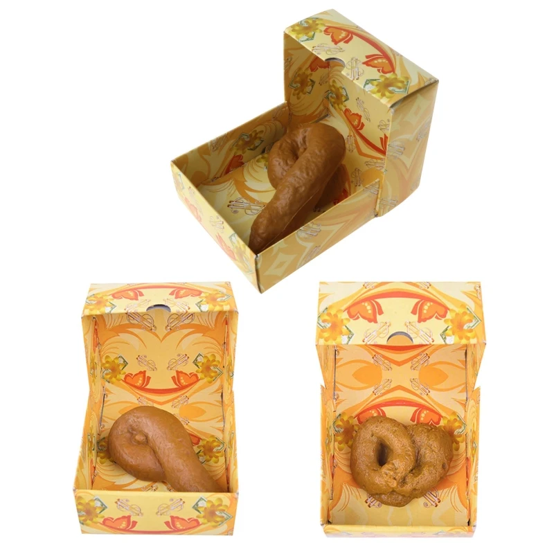 

Realistic Shit Funny Joke Toys Fake Turd Poop Prank Anti Stress Gadget Squish Tricky Toy Mischief Gift
