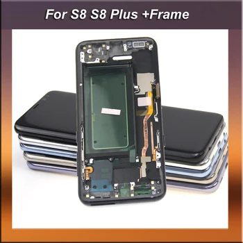 

For Samsung S8 LCD Replacement for SAMSUNG Galaxy S8 Plus LCD G955 S8 G950 G950F Display lcd Touch Screen Digitizer Frame