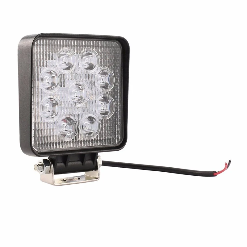 HITWH 2PCS 27W Spot LED Work Light 12V LED Light Bar 24V Offroad Car Truck Tractor Boat Trailer SUV ATV Fog Driving Lamp