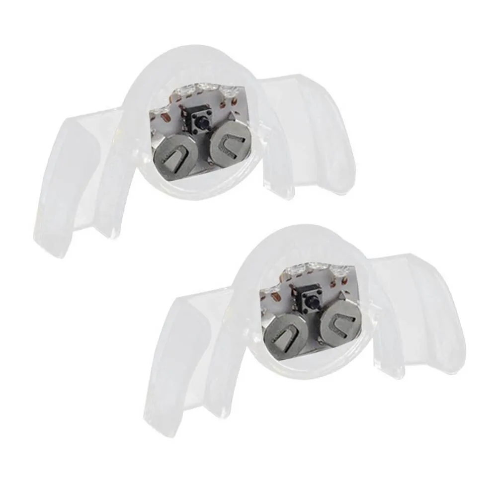 New Glow In The Dark Luminescent Toys Flashing LED Light Up Mouth Braces Piece Glow Teeth for Halloween Party Rave Funny Gift