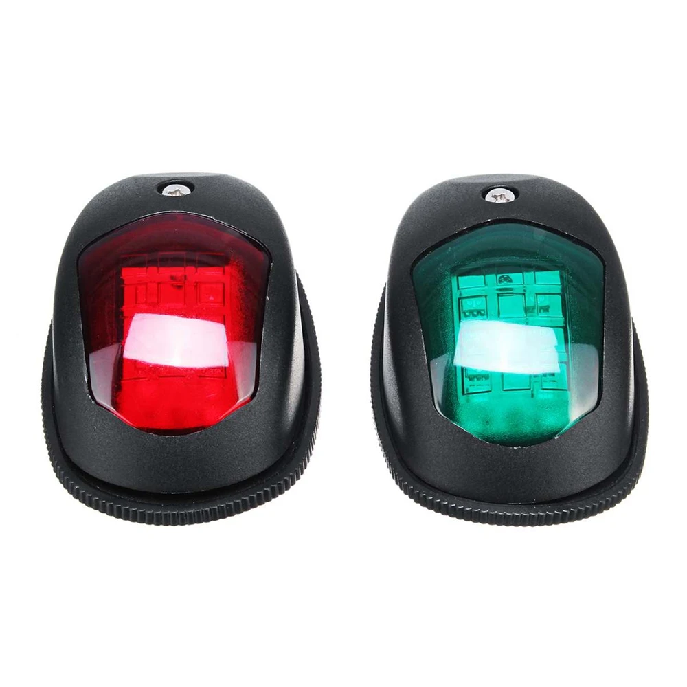 

1 Pair 10V-30V Green Red LED Lamp Boat Navigation Light Lamp Signal Lamp Universal For Marine Boat Yacht Truck Trailer Van