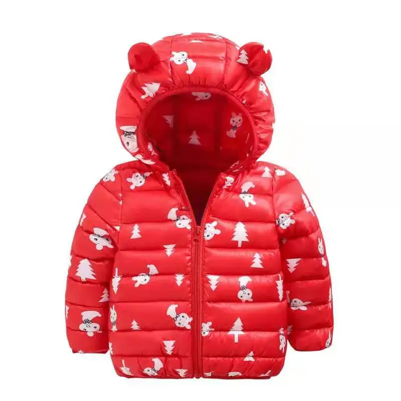 Детское пальто для мальчиков и девочек, зимние пуховики для детей, осенняя верхняя одежда с капюшоном, Одежда для новорожденных, детский зимний утепленный комбинезон