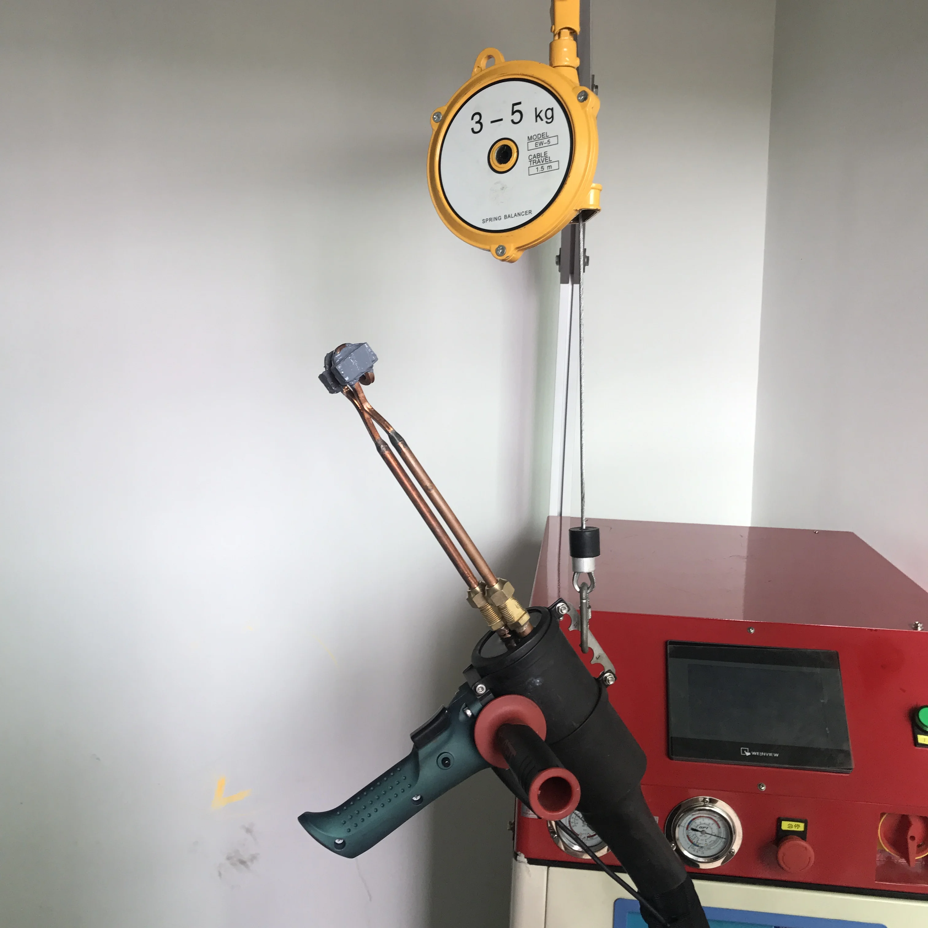  25KW Hand-held portable welding induction machine Mobile heating equipment for copper welding
