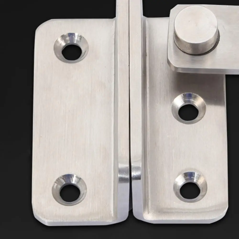 Door Hasps Stainless Steel Security Wooden Door Durable Buckle Lock Left Right Open Lock Hardware Furniture Accessories door latch sliding door latch door lock latch