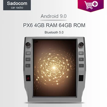 

PX6 Tesla 1080P 12.1" Android 9.0 For Toyota Tundra 2014-2018 Bluetooth 5 Car DVD Player 4GB Car Radio Multimedia GPS autoradio