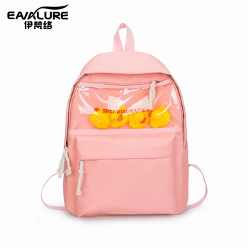 

Women Backpack Transparent Ita Student Schoolbags School Backpack Oxford Book Bags Casual bookbag