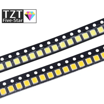 

TZT 100pcs 0.2W SMD 2835 LED Lamp Bead 20-25lm White/Warm White SMD LED Beads LED Chip DC3.0-3.6V for All Kinds of LED Light