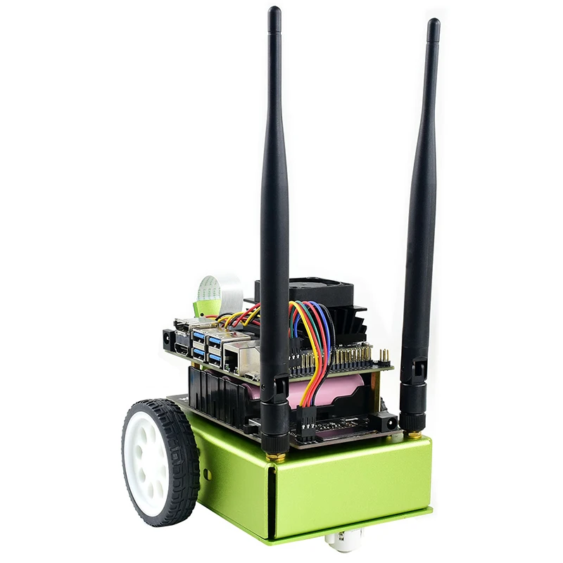 US $102.90 Jetson Nano JetBot AI kit Nvidia Official Recommend Smart Robot Kit for Jetson Nano B01 Developer Kit with Camera WiFi Bluetooth