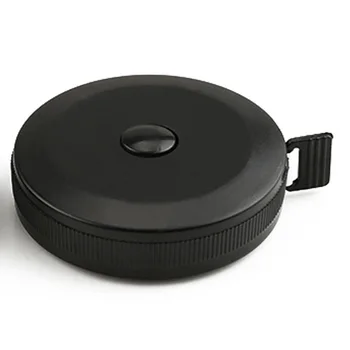 

Body Measuring Tape with Tape Measure for Sewing Tailor Fabric Measuring Tape (Retractable Double-Sided Black)