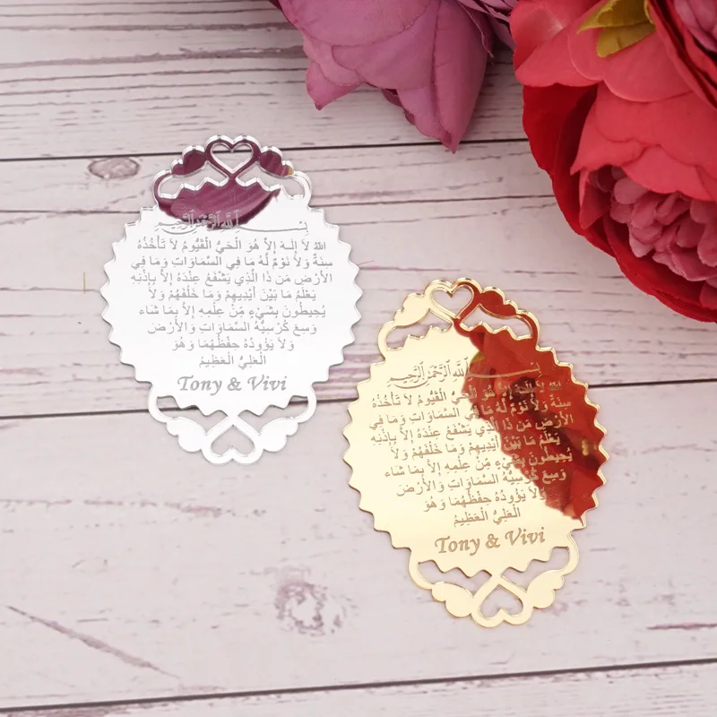  10pcs Personalized Wedding Guest Gifts Custom Acrylic Mirror Tags Invitation Card Birthday Party De - 4.00002E+12