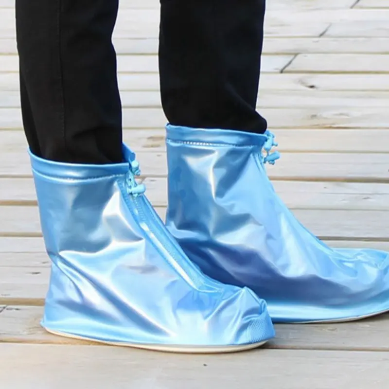 Многоразовые водонепроницаемые бахилы для наружной обуви защитные Нескользящие бахилы для мужчин и женщин