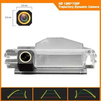 

Trajectory Dynamic Parking Line HD 1280x720p Golden Backup Camera for Renault Dacia Duster Nissan March Sandero Stepway II 2