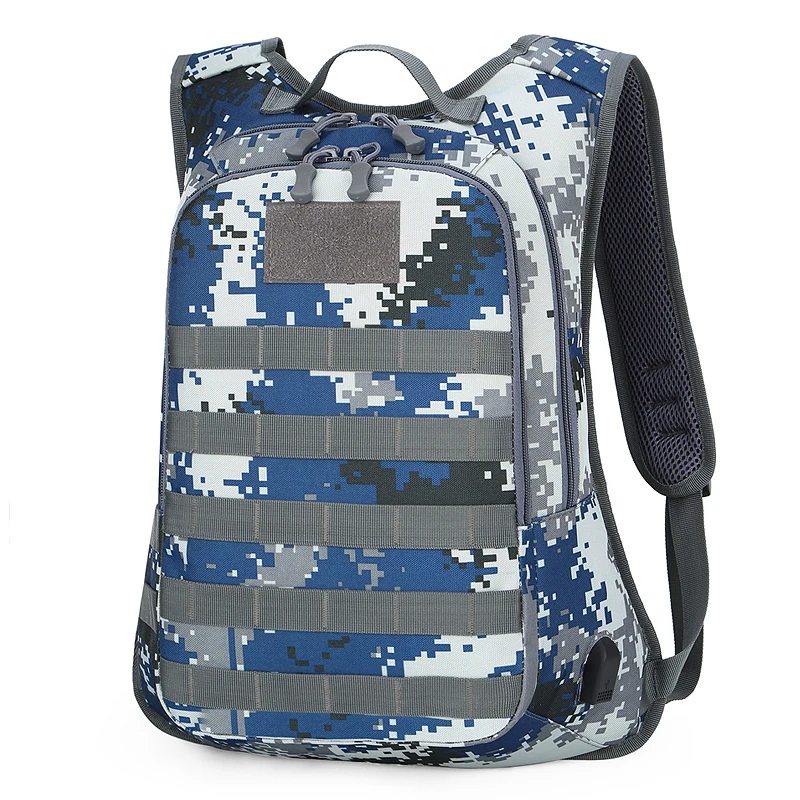 

Outdoor camouflage multi-function tactical travel large capacity backpack multi-function USB charging pack