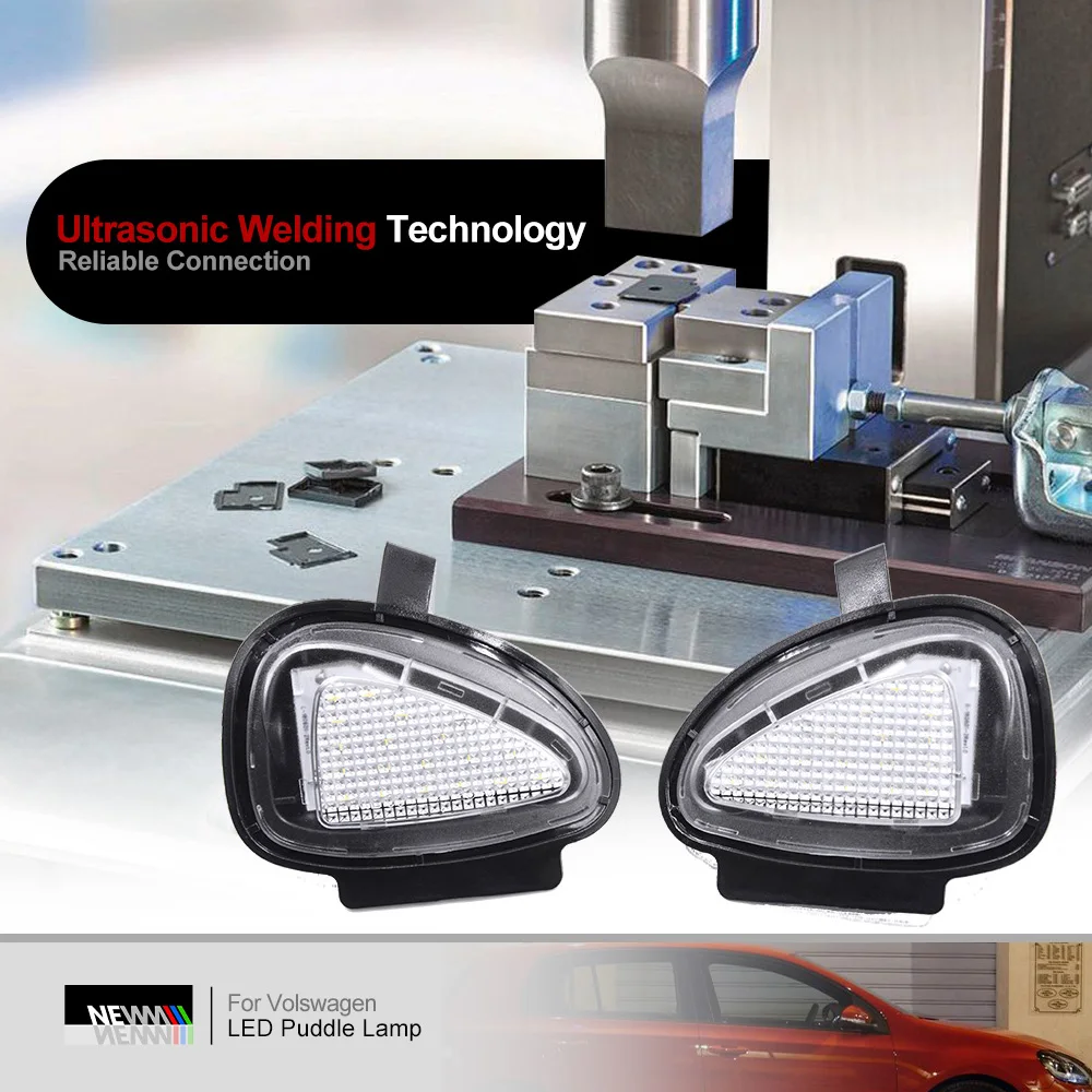 Aramox Luce a LED, 2Pcs Numero di Led per auto Hop