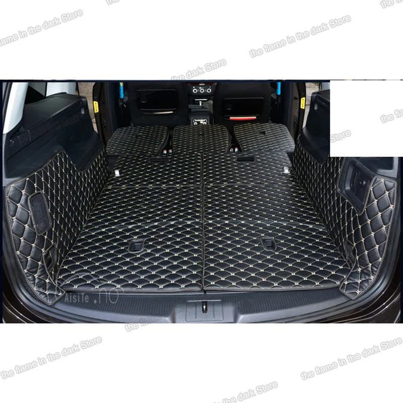 Авто багажника коврик Коврики для Volkswagen Sharan 2010 2011 2012 2013 2014 2015 2016 2017 2018 2019 SEAT Alhambra vw