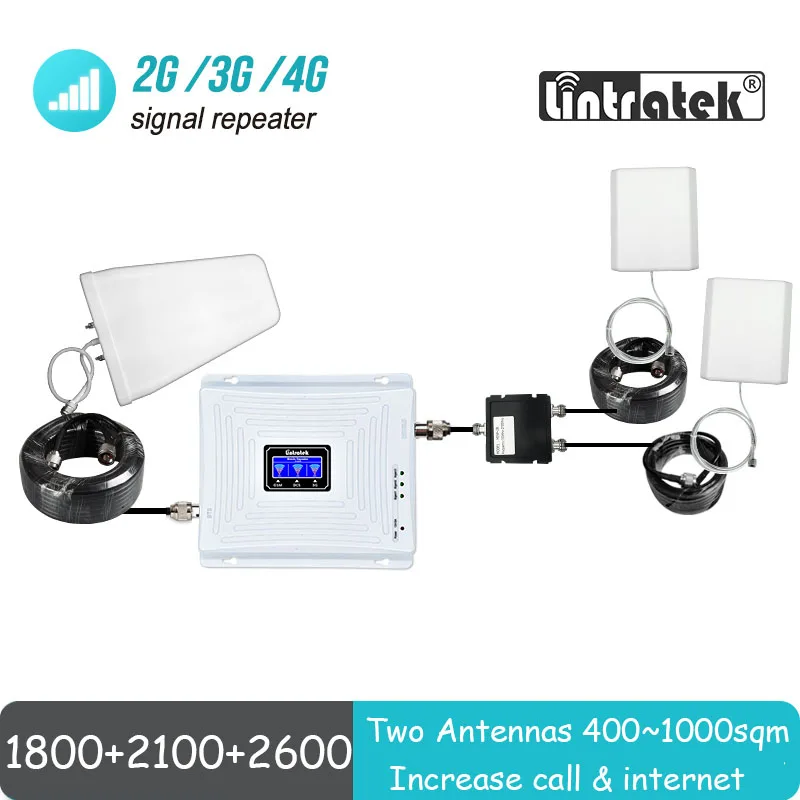 Mobile Network Signal Booster with Two Antennas